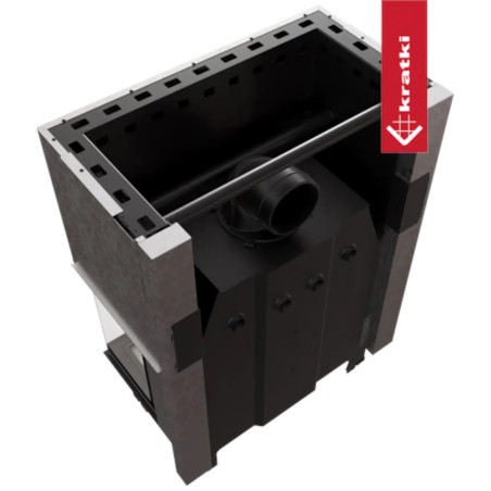 Kominek KRATKI NBC 1000/400 15 kW Ø 200 Gilotyna