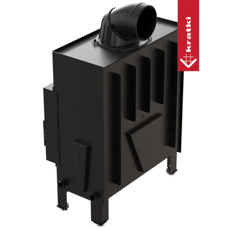 Kominek powietrzny stalowy KRATKI FLOKI M 10 kW Ø 200 z domykaniem