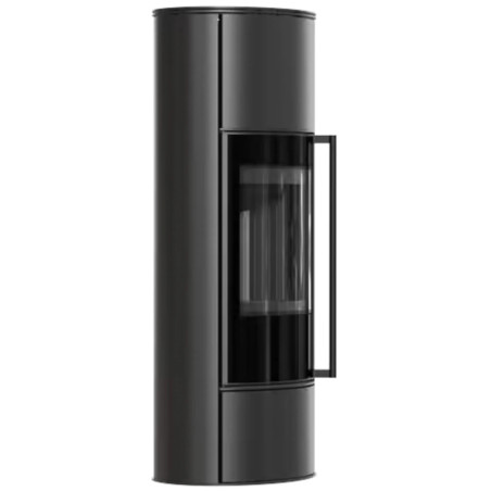 Piec wolnostojący KRATKI ERIK Ø 150 5,5 kW/W z czarnym termotec