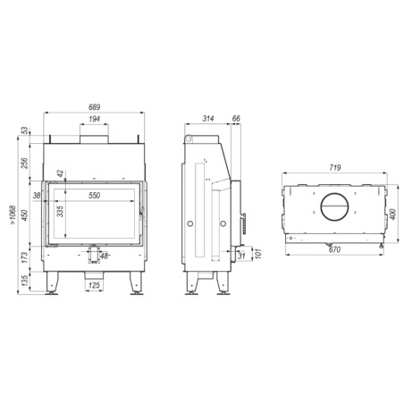 Kominek Defro Home Impuls SM 8 kW