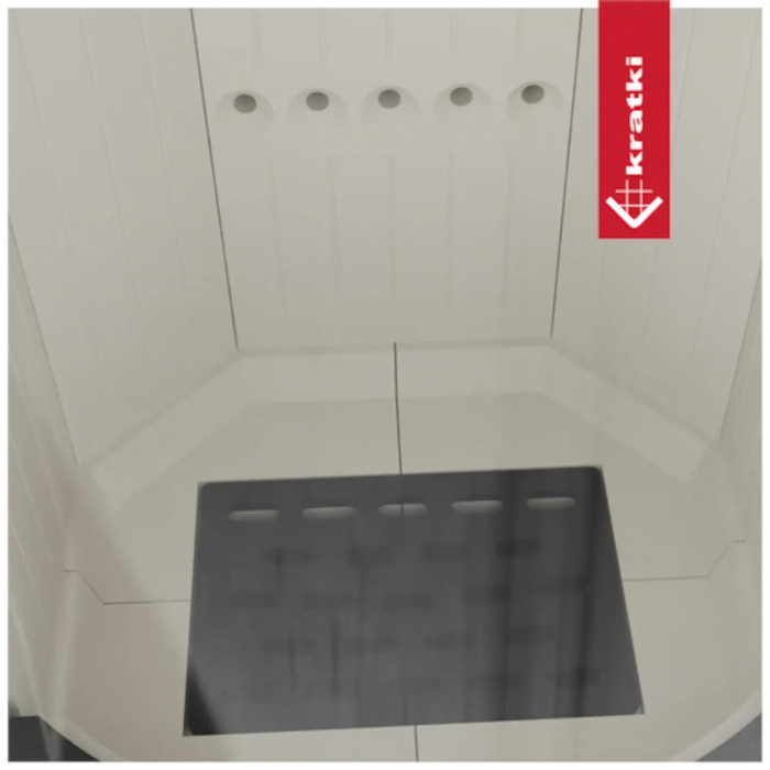 Piec stalowy KRATKI RUNA Ø 150 8 kW