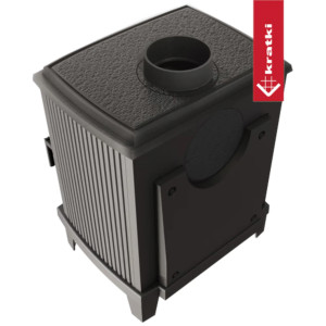Piec żeliwny koza KRATKI K11 Ø 150 6 kW