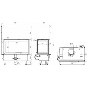 Kominek Defro Home Intra LA BL G 16 kW