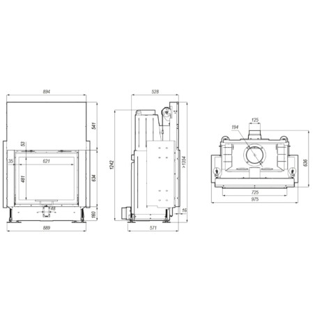 Kominek Defro Home Portal ME G 11 kW Kominek Defro Home Portal ME G 11 kW