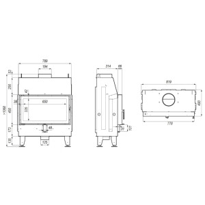 Kominek Defro Home Impuls ME 10 kW
