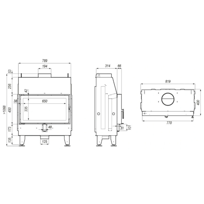 Kominek Defro Home Impuls ME 10 kW