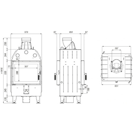 Kominek Defro Home Intra SM T 10 kW