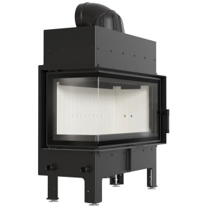Kominek powietrzny stalowy KRATKI FLOKI L lewy 12 kW Ø 200