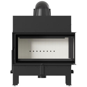 Kominek powietrzny stalowy KRATKI FLOKI L prawy 12 kW Ø 200