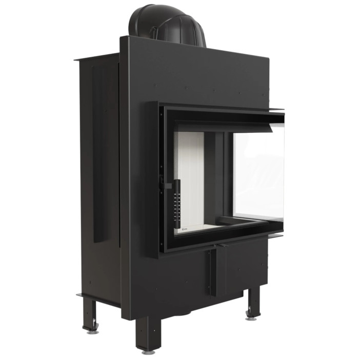Kominek KRATKI LUCY SLIM prawy BS 8 kW Ø 160