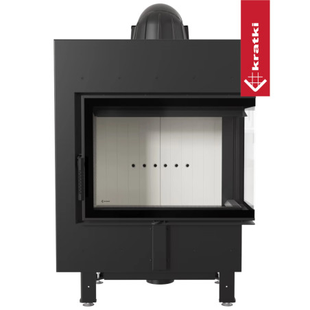 Kominek KRATKI LUCY SLIM prawy BS 8 kW Ø 160