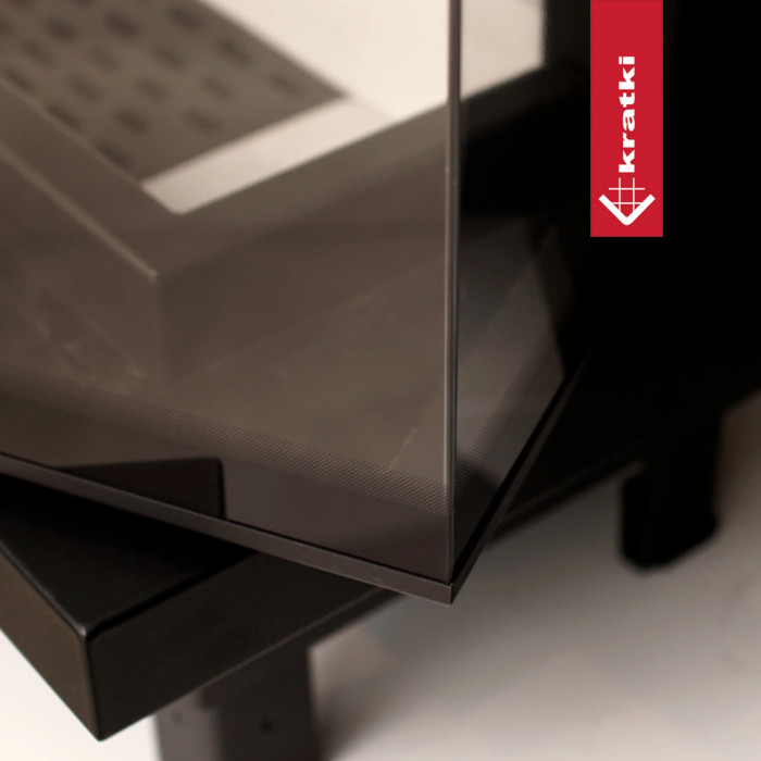 Kominek KRATKI LUCY SLIM prawy BS 8 kW Ø 160