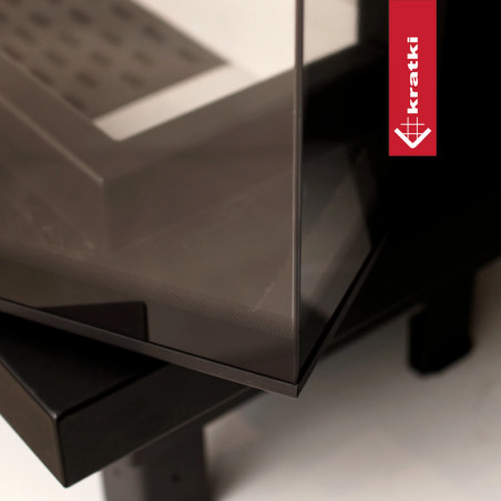 Kominek KRATKI LUCY SLIM prawy BS 8 kW Ø 160
