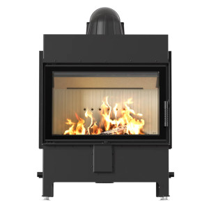 Kominek powietrzny stalowy KRATKI LUCY 14 kW Ø 200