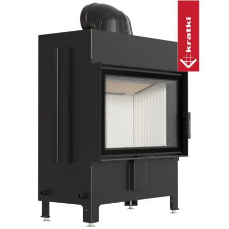 Kominek powietrzny stalowy KRATKI LUCY 14 kW Ø 200