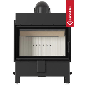 Kominek powietrzny stalowy KRATKI LUCY 14 kW Ø 200