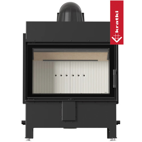 Kominek powietrzny stalowy KRATKI LUCY 14 kW Ø 200