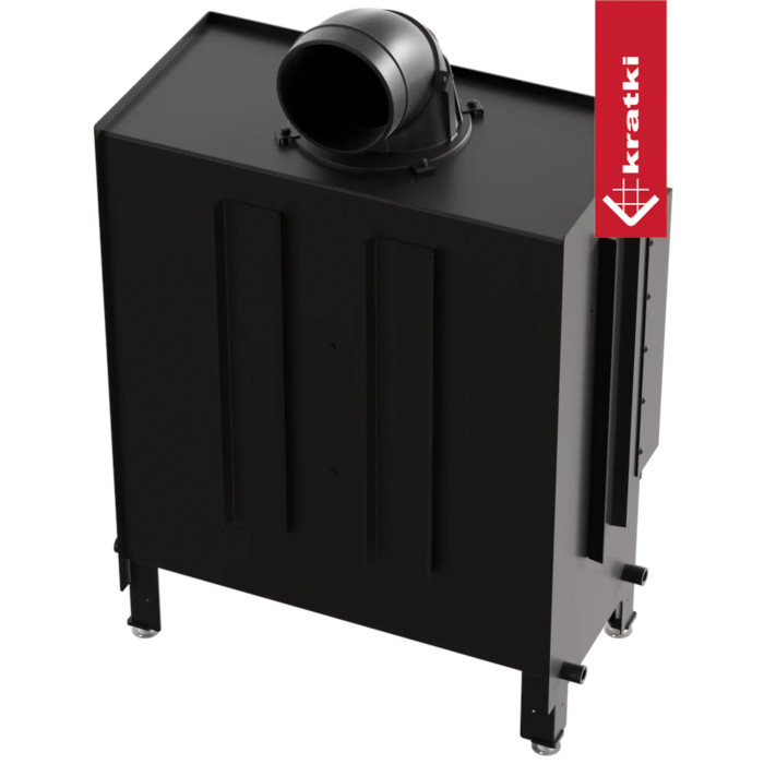 Kominek powietrzny stalowy KRATKI LUCY 14 kW Ø 200