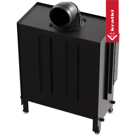 Kominek powietrzny stalowy KRATKI LUCY 14 kW Ø 200