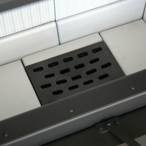 Kominek powietrzny stalowy KRATKI LUCY 14 kW Ø 200