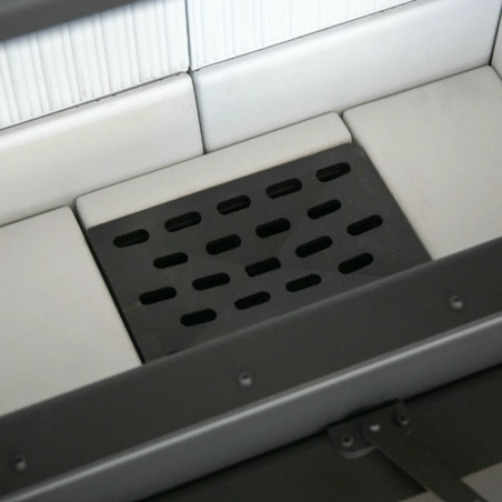 Kominek powietrzny stalowy KRATKI LUCY 14 kW Ø 200