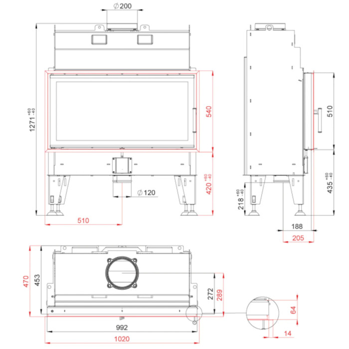 Kominek BeF Therm 10