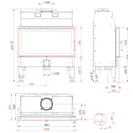 Kominek BeF Therm 10