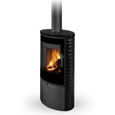 Piec kominkowy SONE G - Ceramika ryflowana Piec kominkowy SONE G - Ceramika ryflowana