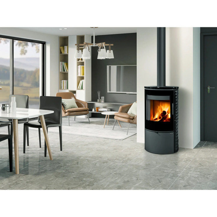 Piec kominkowy SONE G - Ceramika ryflowana Piec kominkowy SONE G - Ceramika ryflowana