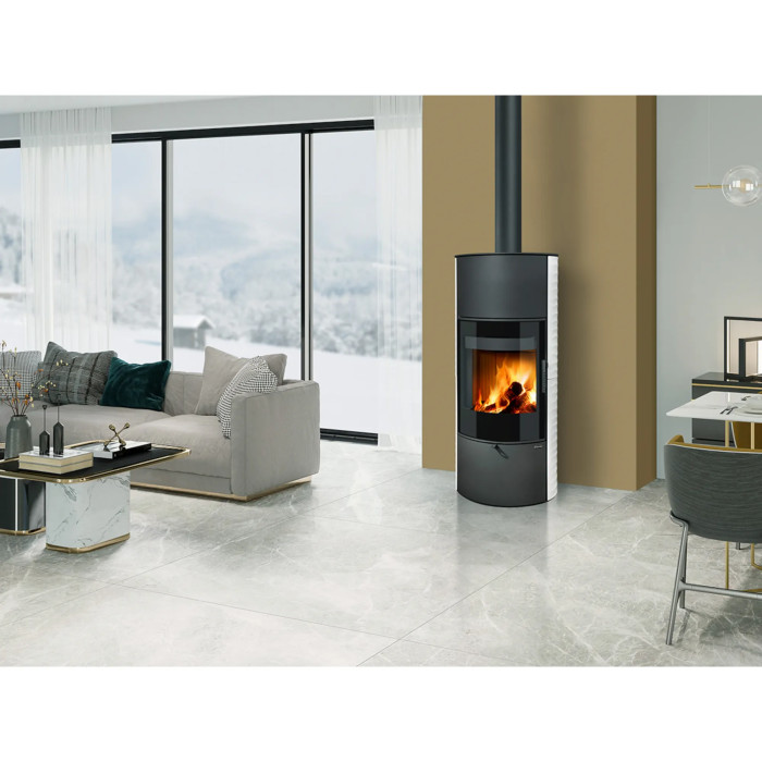 Piec kominkowy SONE G H - Ceramika ryflowana Piec kominkowy SONE G H - Ceramika ryflowana