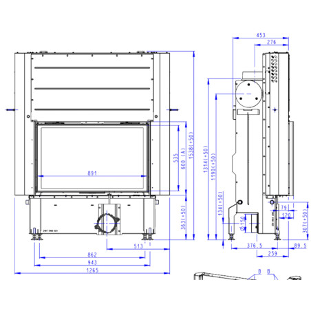 Kominek Romotop IMPRESSION 2g L 93.60.01