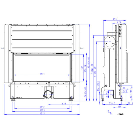 Kominek Romotop IMPRESSION 2G L 118.60.01