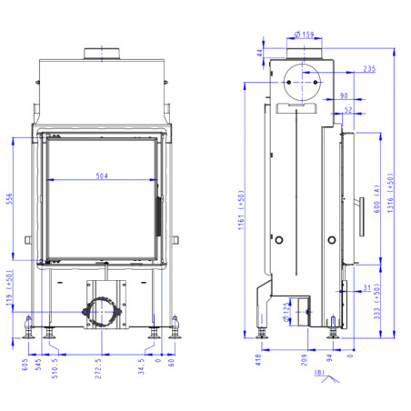 Kominek Romotop IMPRESSION 2g 55.60.01