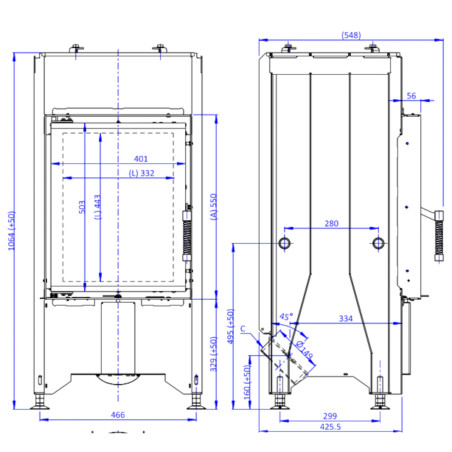 Kominek Romotop DYNAMIC 2G 44.55.01N