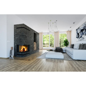 Kominek Romotop HEAT R 3G L 81.51.40.24 Czarne Wyłożenie