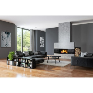 Kominek Romotop HEAT 3G L 88.50.06 Czarne wyłożenie