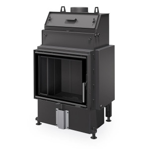 Kominek Romotop HEAT W 4G 59.50.04 Płaszcz wodny Czarne wyłożenie