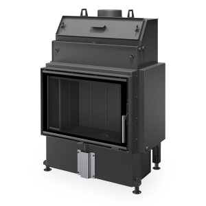 Kominek  Romotop HEAT W 4G 70.50.04 Płaszcz wodny Czarne wyłożenie