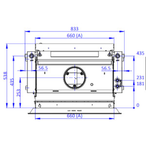 Kominek Romotop DYNAMIC WB 2g 66.50.01 Płaszcz wodny