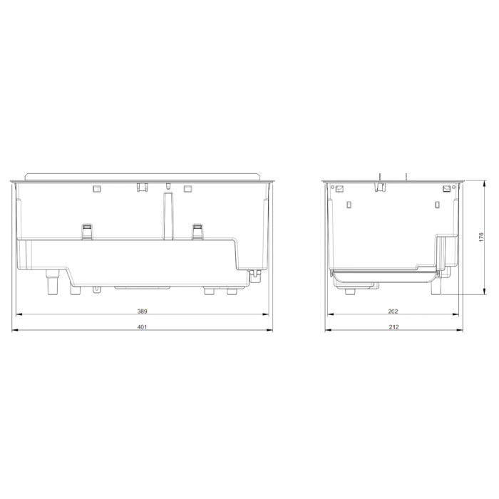 Kominek elektryczny Dimplex Cassette 400/600 LED
