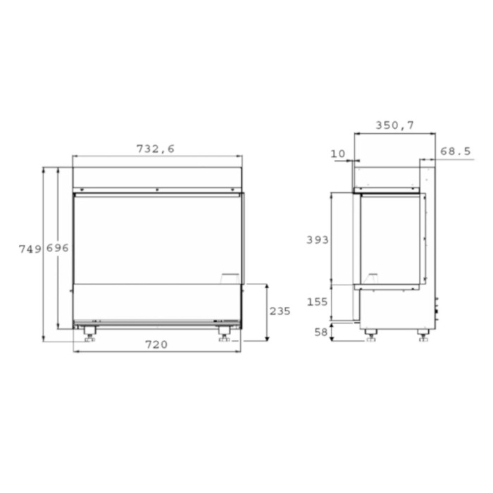 Kominek elektryczny Dimplex  3 Step Multi Optimyst