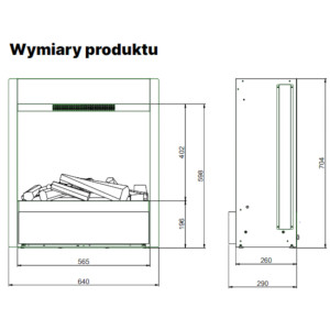 Kominek elektryczny Dimplex Albany Multi Optimyst