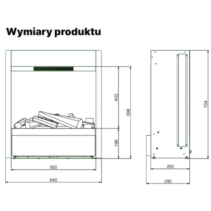 Kominek elektryczny Dimplex Albany Multi Optimyst
