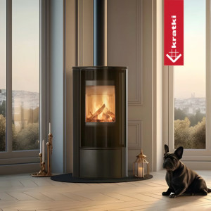Piec wolnostojący KRATKI ERIK Ø 150 5,5 kW