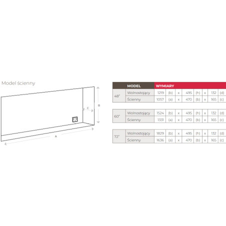 Kominek elektryczny Dimplex Sierra 60"