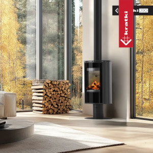 Piec wolnostojący KRATKI ERIK Ø 150 5,5 kW/N