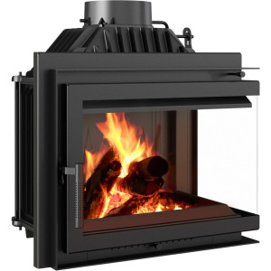 Kominek żeliwny KRATKI SIMPLE prawy BS 8 kW Ø 150