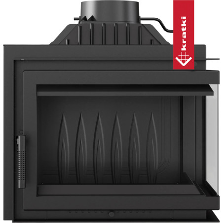 Kominek żeliwny KRATKI SIMPLE prawy BS 8 kW Ø 150