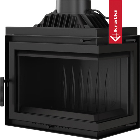 Kominek żeliwny KRATKI SIMPLE prawy BS 8 kW Ø 150