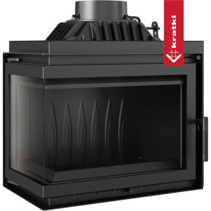 Kominek żeliwny KRATKI SIMPLE lewy BS 8 kW Ø 150